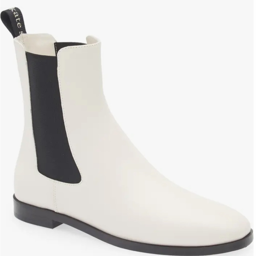 Kate Spade Cream and Black Ankle Booties BNIB